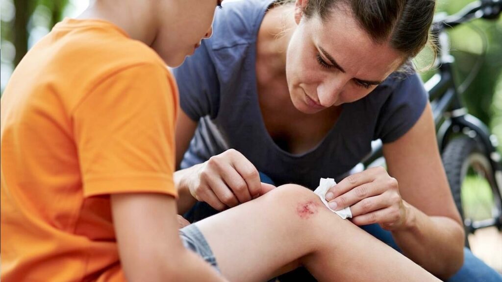 Wundspülung und Wundreinigung - Wunden Heilen