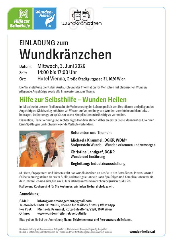 wundkraenzchen einladung – wunden heilen